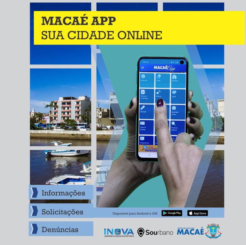 MacaeSecplan's tweet image. APP PARA MACAÉ: SUA CIDADE ONLINE Parabéns Prefeitura de Macaé! A era digital chegou! Baixe agora o aplicativo! Sistema android e futuramente pelo IOS.
