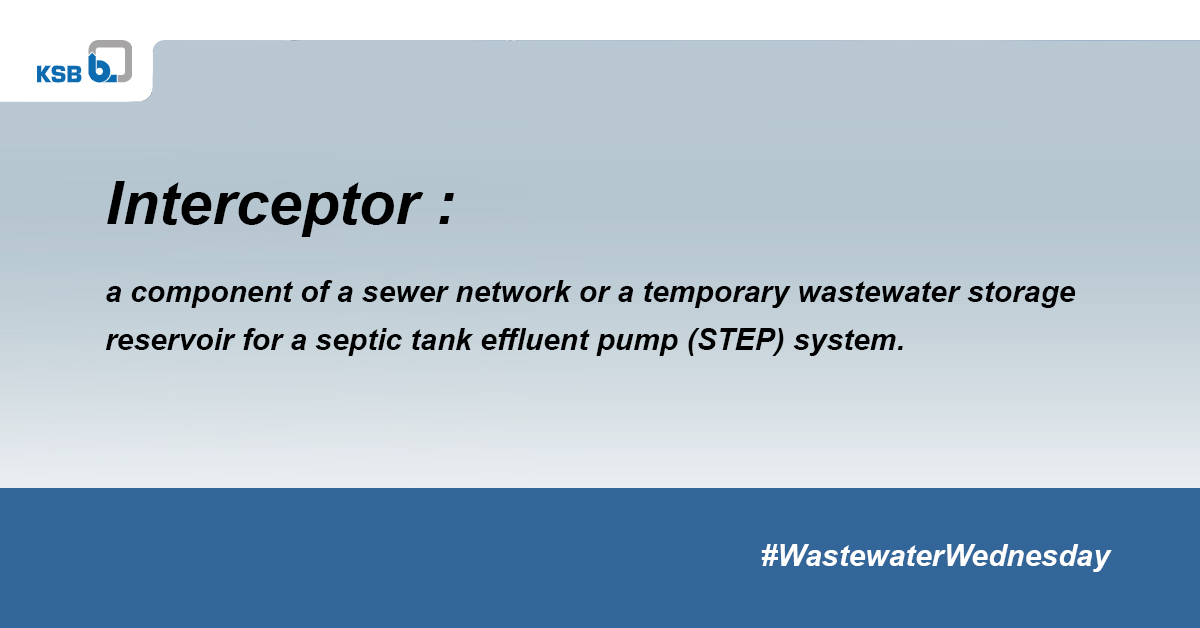 KSBUSA's tweet image. #WastewaterWednesday | In some cases, the term interceptor is used in small communities to describe a septic tank or other holding tank that serves as a temporary wastewater storage reservoir for a septic tank effluent #pump (STEP) system. #ConquerTheClog hubs.ly/H0m-YL50