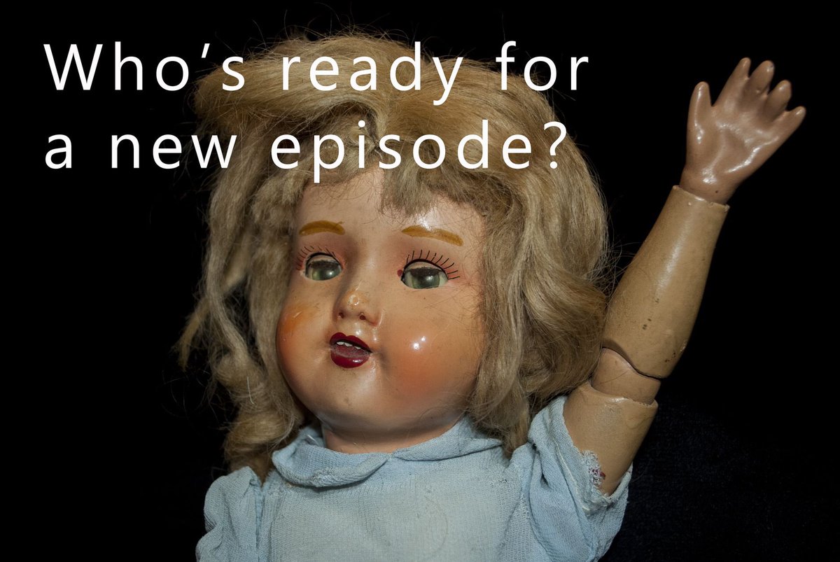 Pediophobia: Fear of Dolls is out now! We discuss the heebie jeebies creepy old dolls can incite &amp; why they are so unsettling. Pull up a tea party chair as we discuss the oldest toy ever! #dolls #PodernFamily #podcasts #annabelle #horror #truecrime #fears #phobias #ladypodsquad
