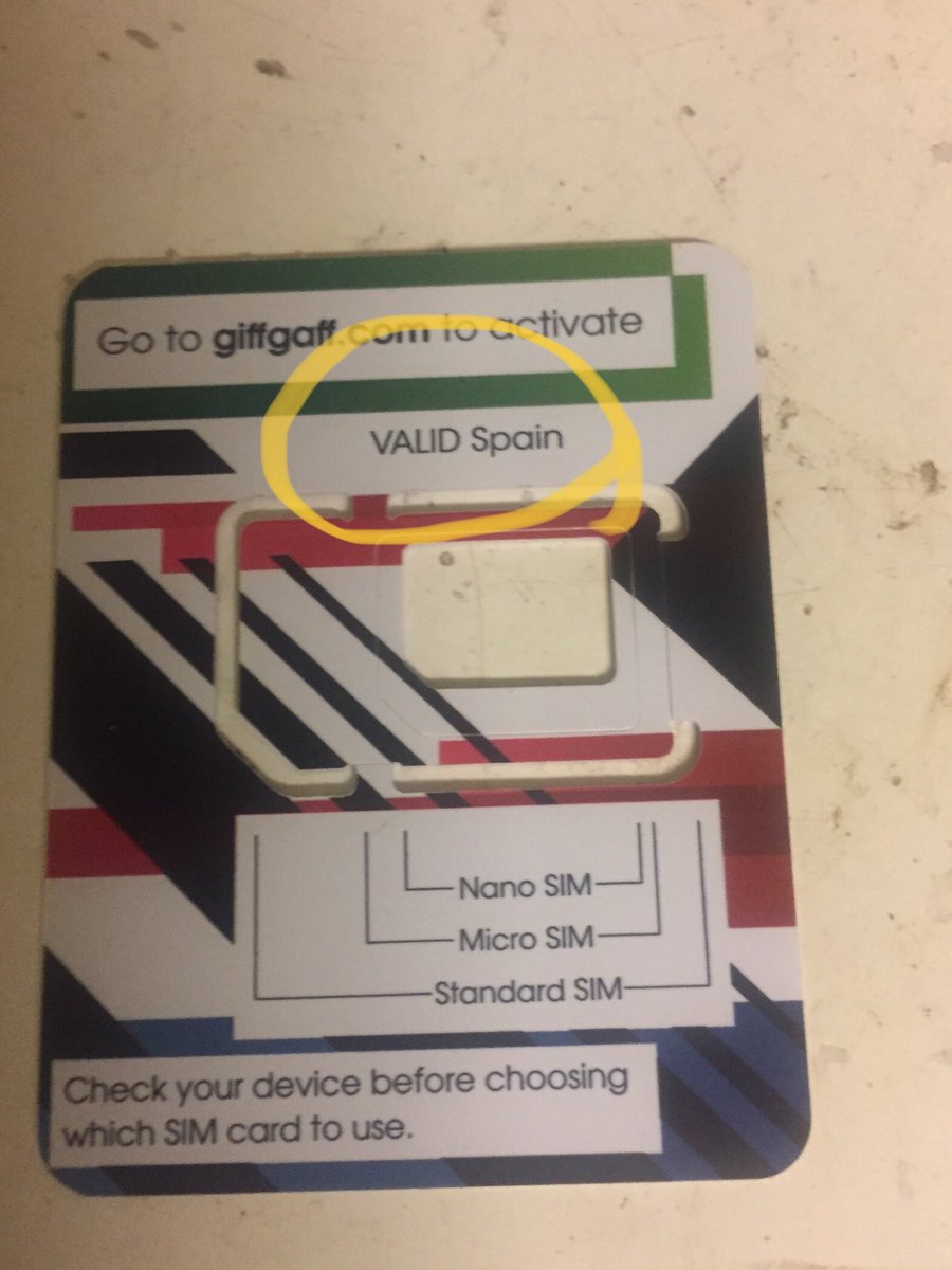 ⁦<a href="/FBI/">FBI</a>⁩ I live in London, England and ordered this SIM card via giffgaff.com, any idea why "valid Spain" ⁦<a href="/giffgaff/">giffgaff</a>⁩ ; if receiving uncoated "not gold" SIM cards is that a form of Money Laundering? For separate resale of the gold?