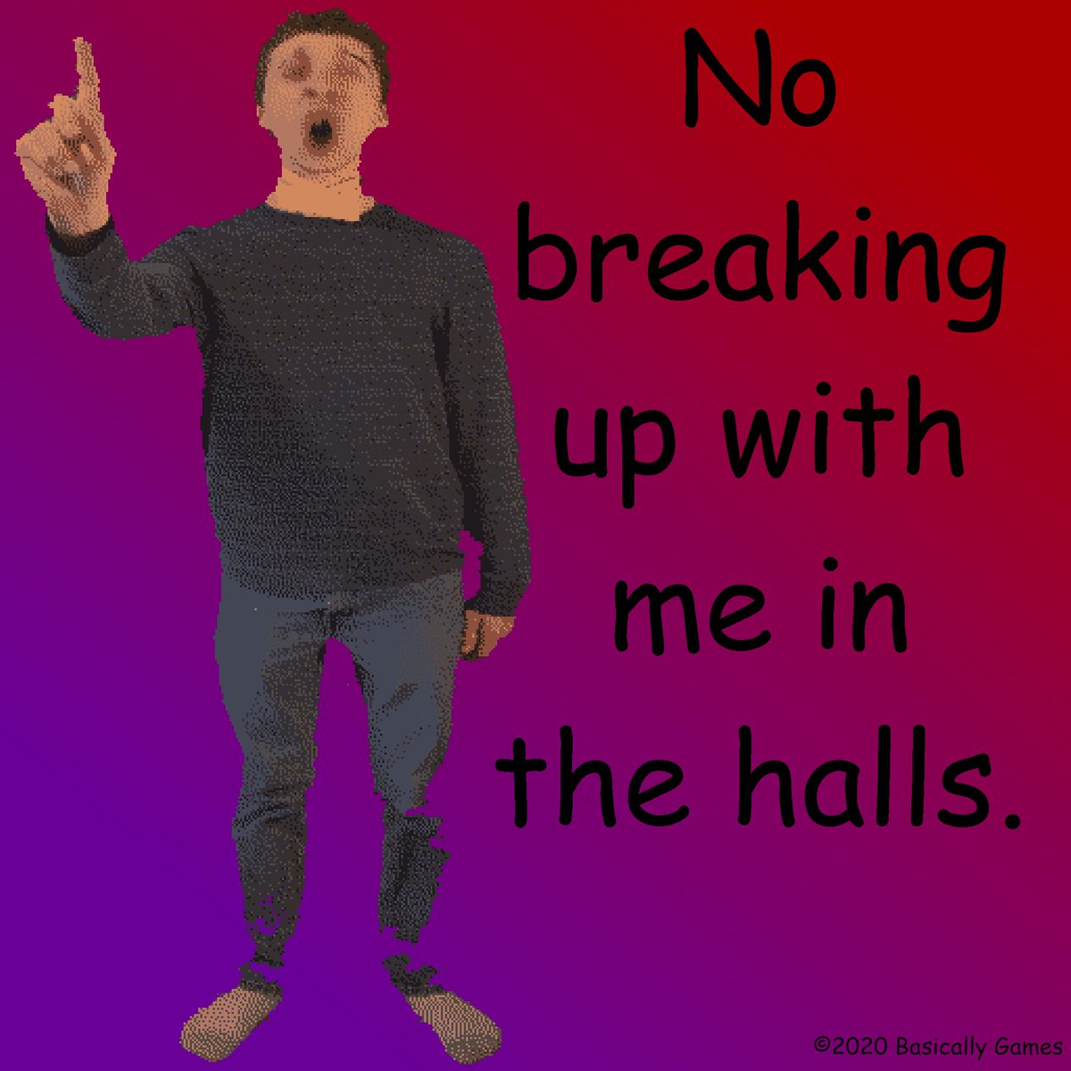 Weird out your significant other this #ValentinesDay with an official printable #BaldisBasics valentine! Guaranteed to permanently scar all the memories they make that day!