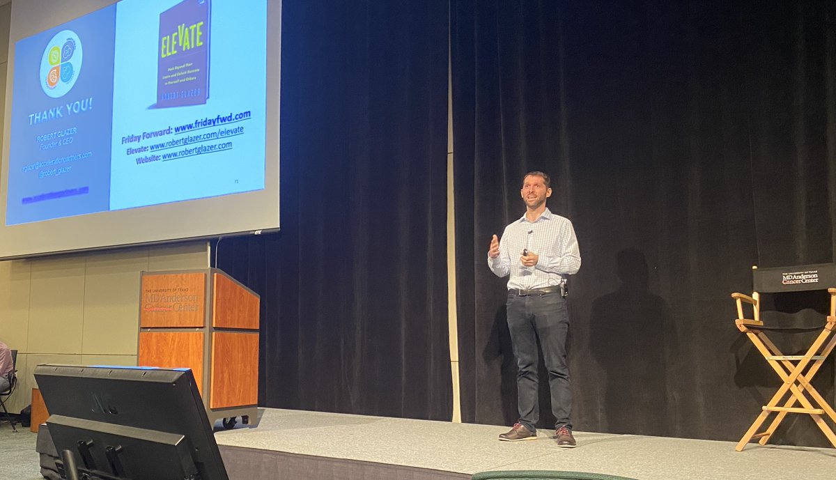 ppisters's tweet photo. Excellent morning @MDAndersonNews' Mentoring Day. A mentoring culture plays a vital role in our future as we learn to elevate the support of others to unleash our best selves. Grateful for @Robert_Glazer's terrific keynote, and our teammates recognized as Distinguished Mentors. https://t.co/ZmhwZBqtNY