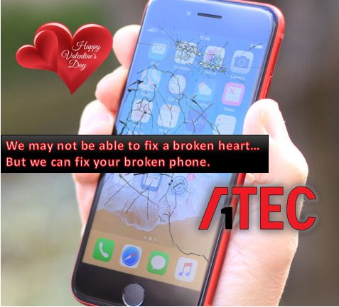 Get your phone fixed before Valentines Day! #A1tec #miamisbest #phonerepair #tabletrepair #laptoprepair