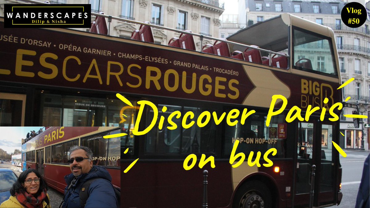 Wanderscapes365's tweet photo. Welcome to the 50th vlog from Wanderscapes where we take you on a bus tour of Paris. Enjoy seeing this beautiful city from a different perspective.
https://t.co/X3xpI0VCqe
Please give a 👍 to the video and share it too. Hit the subscribe button #parisbustour #bigbusparis #paris https://t.co/7qPvioH7dp