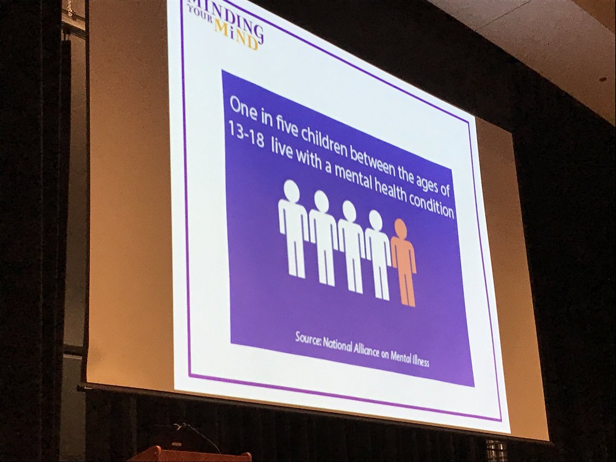 AlanFitterer's tweet photo. Kelly of ⁦@MindingYourMind⁩  sharing slides &amp; stats w our Titans; sharing also about how negative Thoughts affect Feelings which can lead to Self-Harm Behaviors.  ⁦@TCU2905⁩ ⁦@DuckCupMemorial⁩ ⁦@jeffeppen⁩ https://t.co/fvAUEZjFEf
