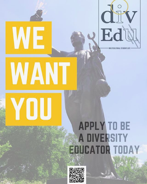 UtkDe's tweet photo. Apply to be a Diversity Educator by March 13th. If you have any questions DM us or email us at divedu@utk.edu . To apply, use the QR Code or the link in our bio. #UTK #MSL #GoVols https://t.co/LtAioPpBYb