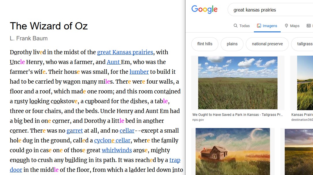 e_auladeingles's tweet photo. Dorothy lived in the midst of the great Kansas prairies #TheWizardOfOz #ThisIsLit #ESL #DogmeELT #EstudarInglês #AprenderInglês #EnsinarInglês https://t.co/bjiTEiaHk6