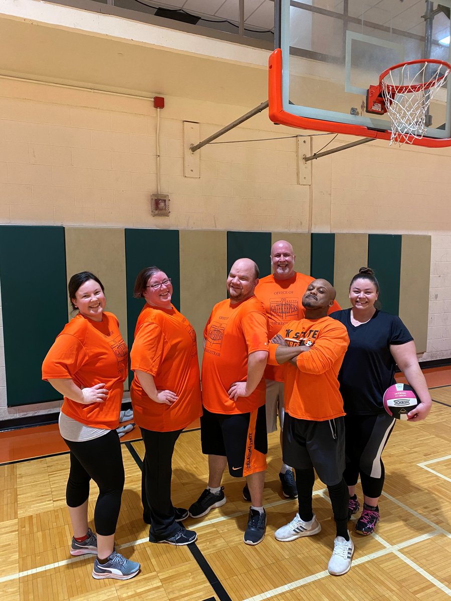 RegistrarOSU's tweet image. Congrats to The Gatekeepers for a valiant effort on the court today! It’s going to be a fun season!!! #wellnesswednesday #iamokstate