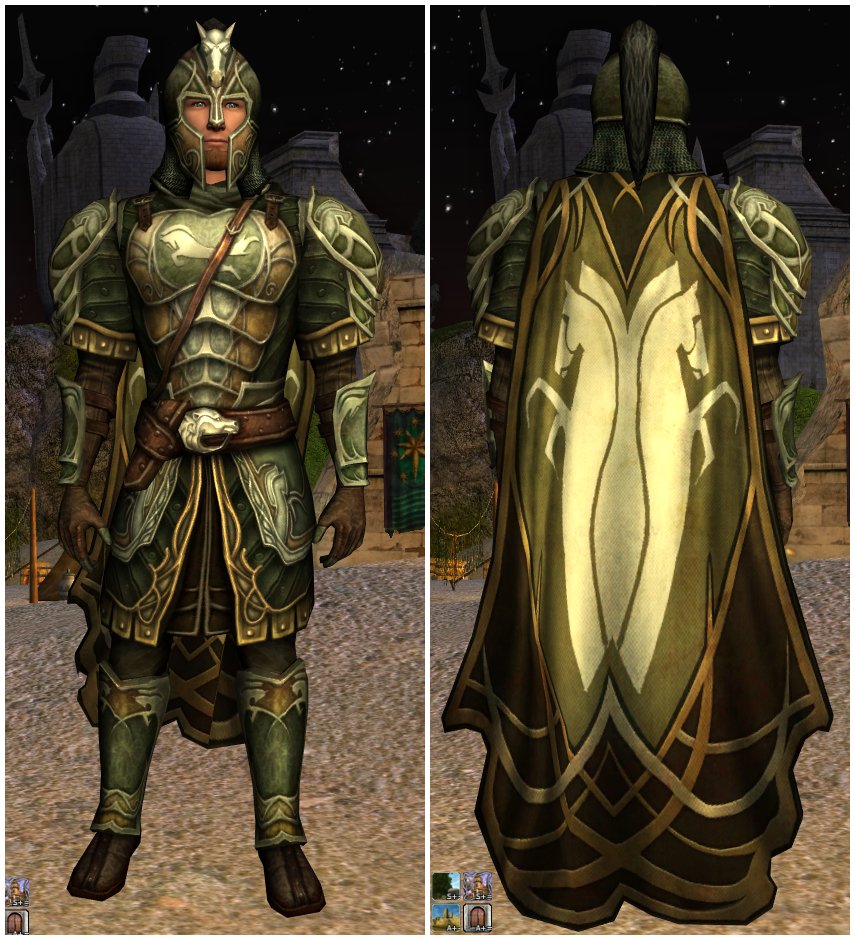 Nath ♤🏳️‍🌈 on Twitter: "To the left the Rohan pre-order set, the Armour of the Eastemnet. To the right is the new Armour of the Elite Rider, a red