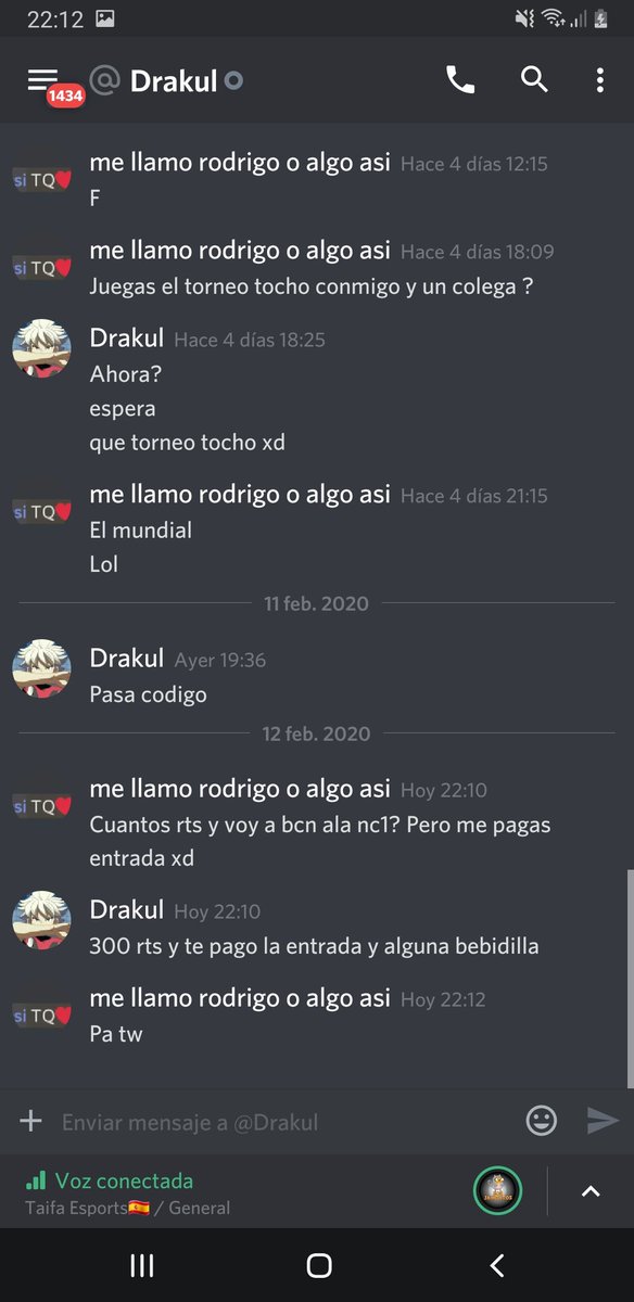 Si llegamos me voy con tos de pary 🔥