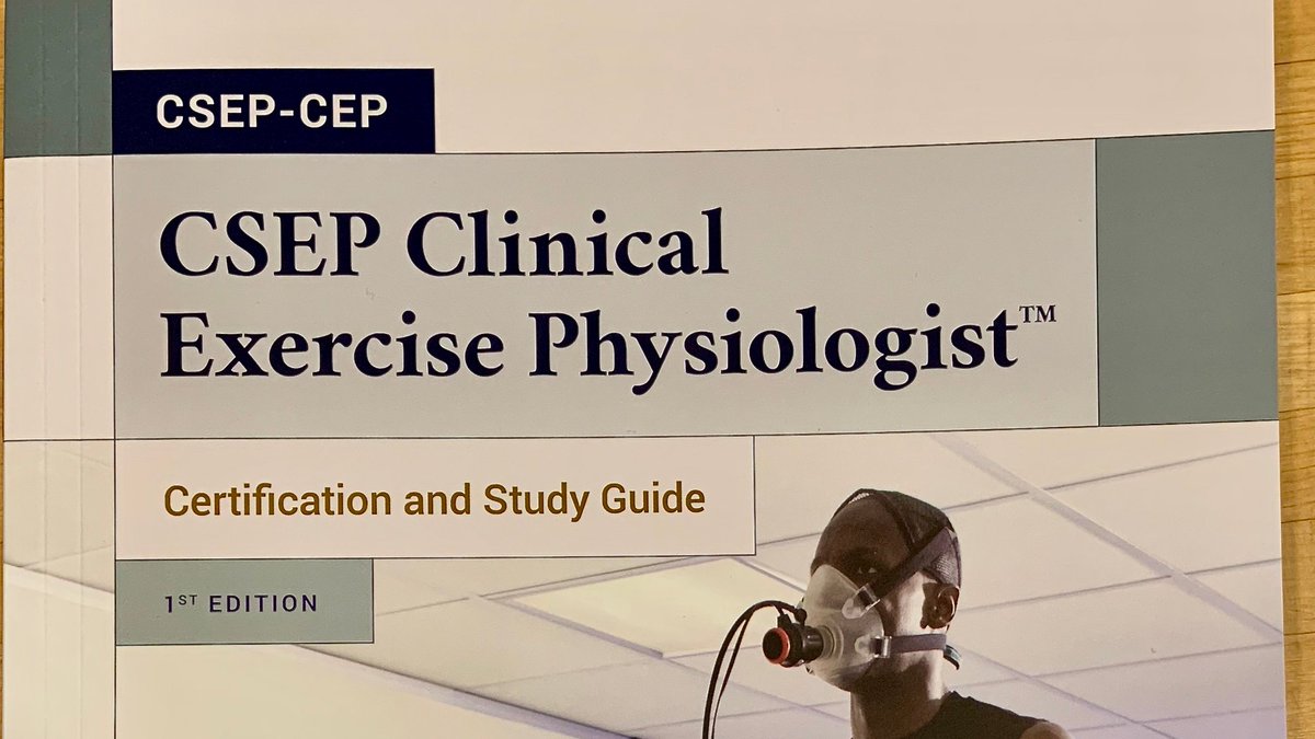 csep_scpe's tweet photo. Announcing the new CSEP Clinical Exercise Physiologist ™ (CSEP-CEP) Certification and Study Guide, First Edition! Your best resource for starting the CSEP-CEP certification journey. → Get yours today: https://t.co/8LkWvNO9mO
#CSEPCertified #CSEPCEP https://t.co/dYIPXY2VqI