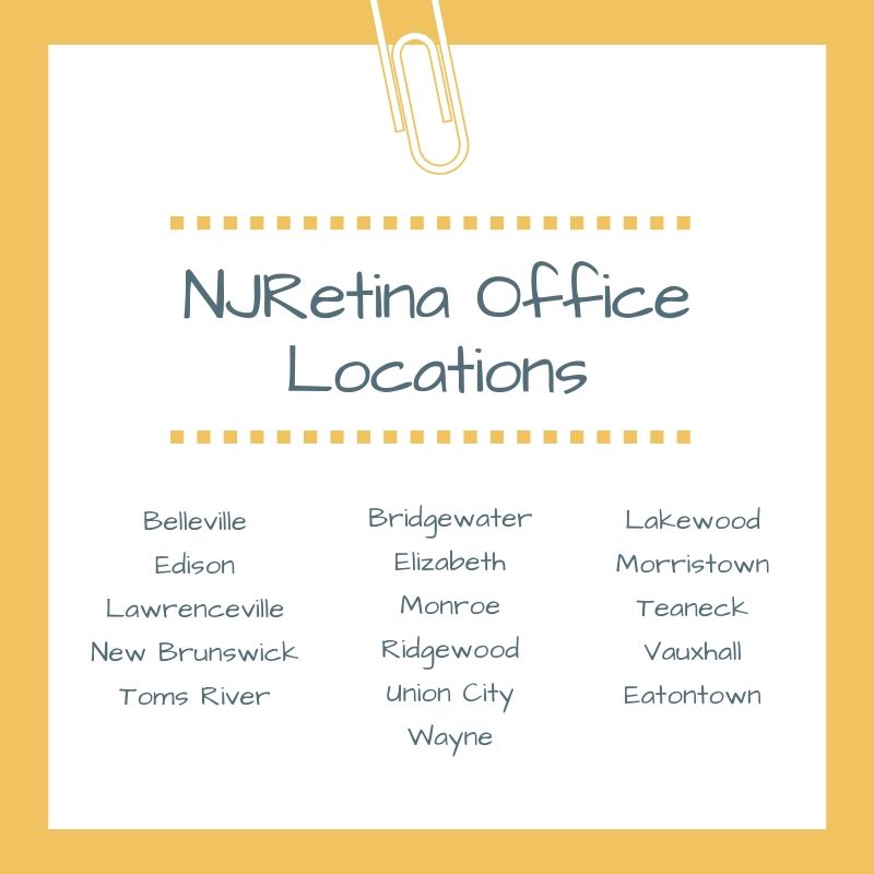 NJRetina's tweet image. NJRetina has 16 convenient locations throughout multiple counties in New Jersey. Our doctors strive to bring you the most skilled &amp;amp; compassionate care when it comes to diseases of the retina &amp;amp; vitreous. See which location is closest to you:
bit.ly/38QsFA7