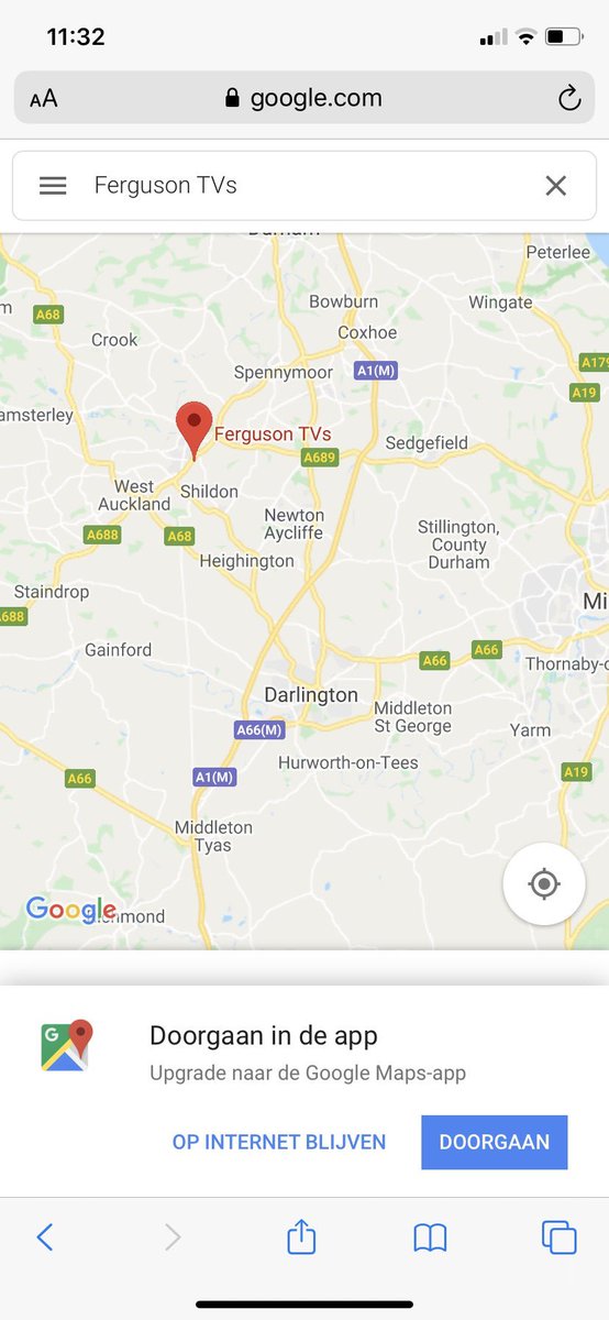 A tv in Eroda. Why is the tv called Ferguson? Rebecca Ferguson exposed Modest.. and why is that company located in Darlington? In Louis’ lyricvid there was a numberplate that turns out to be a zipcode.. from a street in Darlington.. 