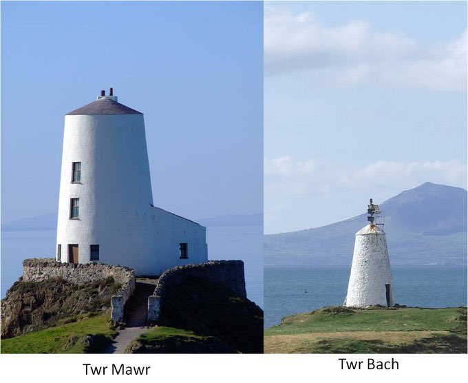 The lighthouse in Eroda is the Twr Mawr locates in Wales.. funny enough, the Twr Mawr has a partner, the Twr Bach.. they are also known as the “big one” and the “small one”