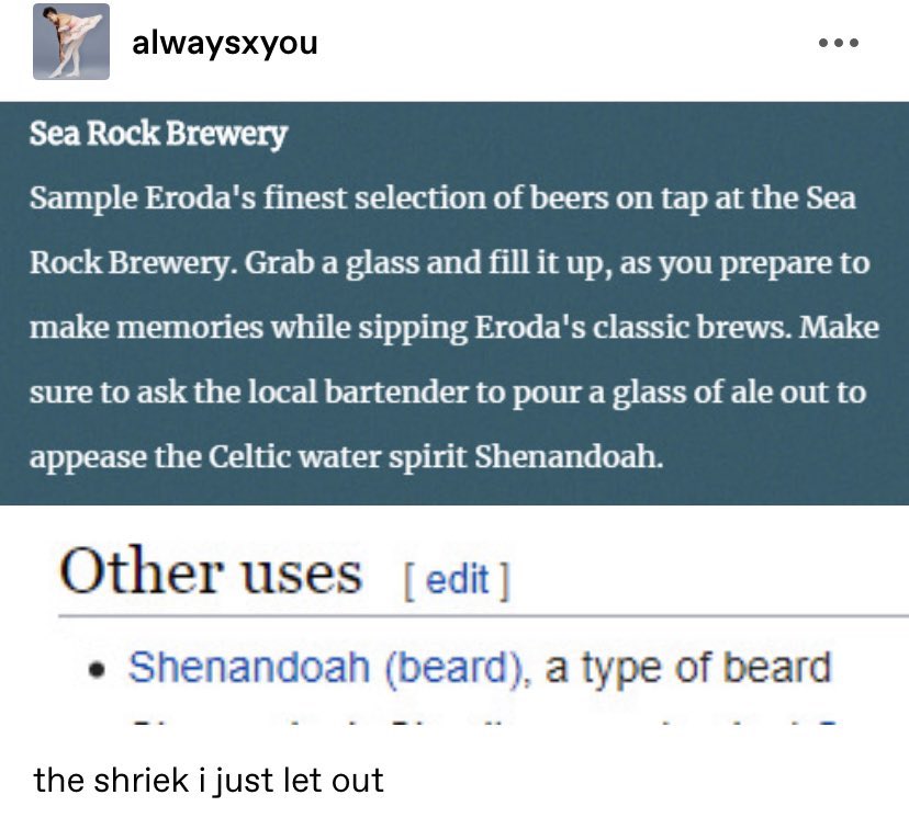 Shenandoah is also a type of beard