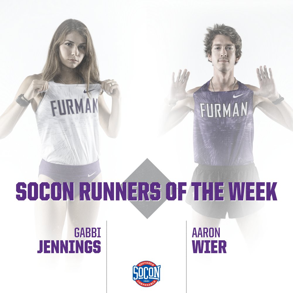 FurmanPaladins's tweet photo. .@FurmanXC's Aaron Wier And @the__gabs_ Honored As #SoConTrack Runners Of The Week https://t.co/jxQL633tnX https://t.co/95Q5cb13Mj