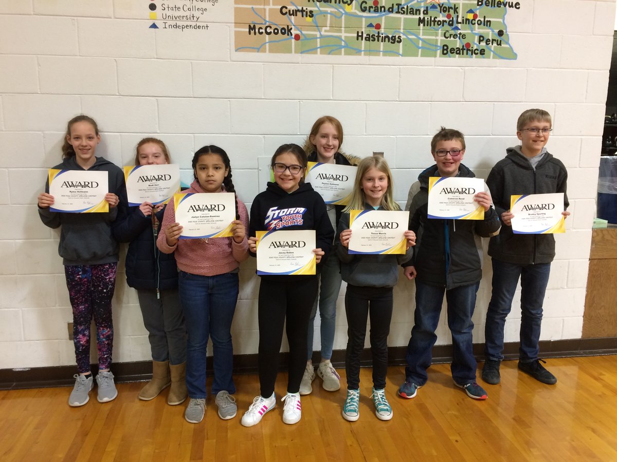 So proud of our Storm 5th & 6th grade Polk County Spelling Bee participants! These eight rockstar students and spellers had an early start to the day to go spell 160 words to start their school day! Way to represent HPC today! #hpcstorm #amazingstudents