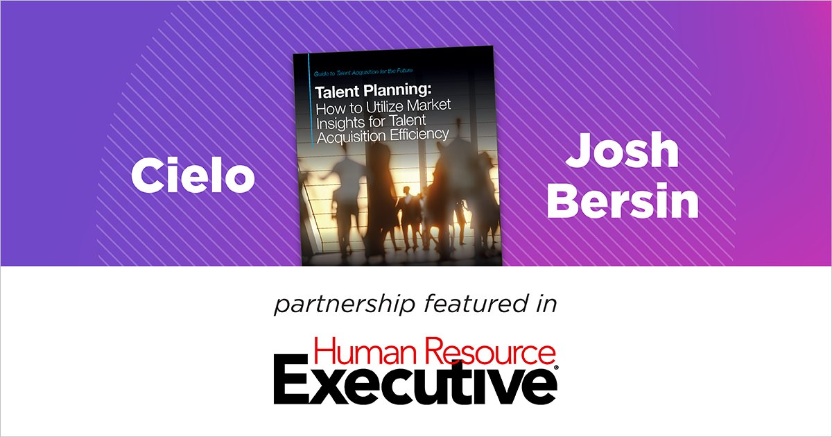 Our new 6-part "Guide to Talent Acquisition for the Future" produced with <a href="/Josh_Bersin/">Josh Bersin</a> was recently featured by <a href="/HRExecMag/">HR Executive Magazine</a>! cielo.ly/pvVp30qhds1  #talentmindset