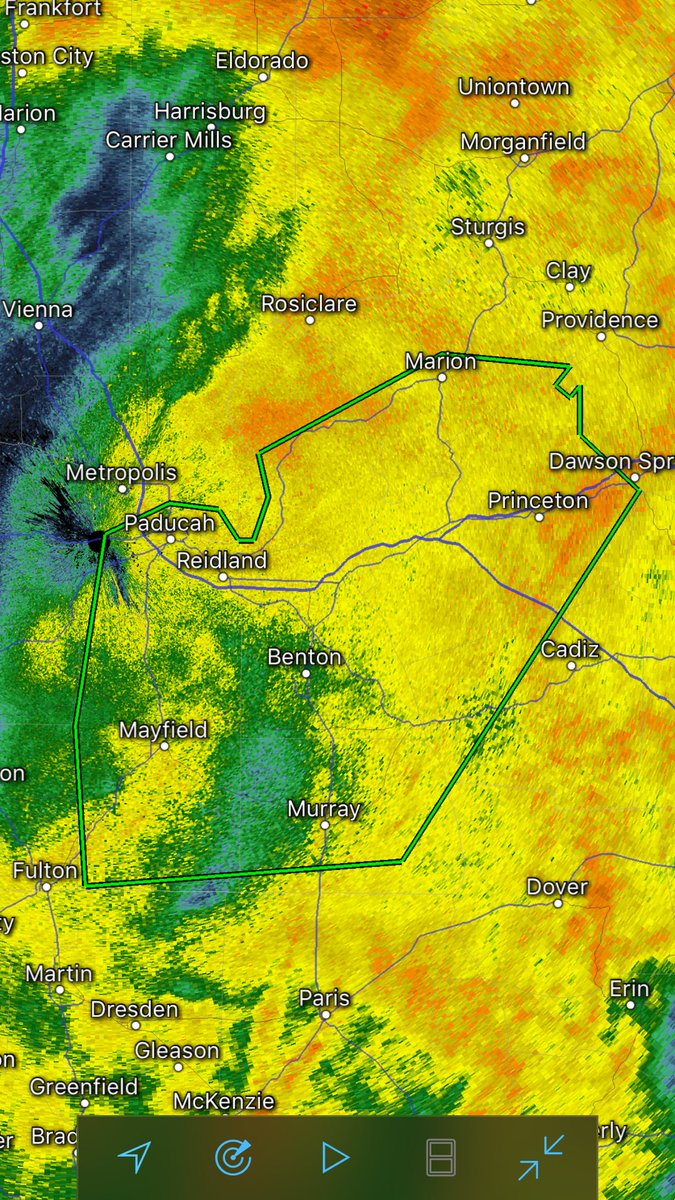 #STORM12ALERT  Flash Flood Warning for Trigg County in KY until 9:30pm Wednesday. #TNWX