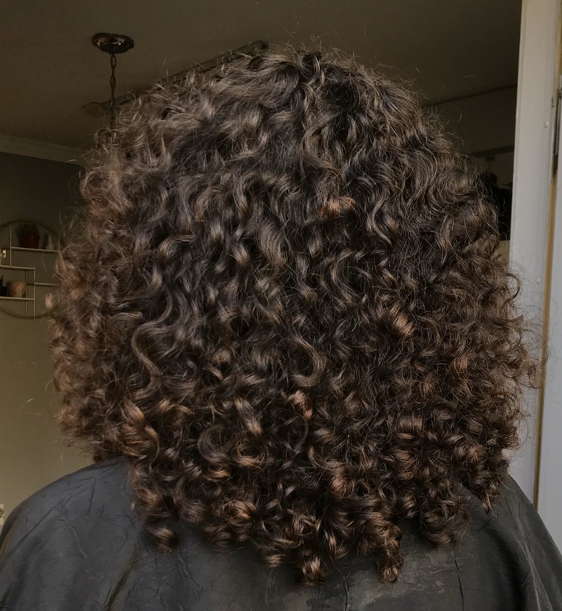 SHAPE!! We didn’t take off much length but adjusting the shape made ALL the difference. Shape is the most important thing when choosing a curly haircut