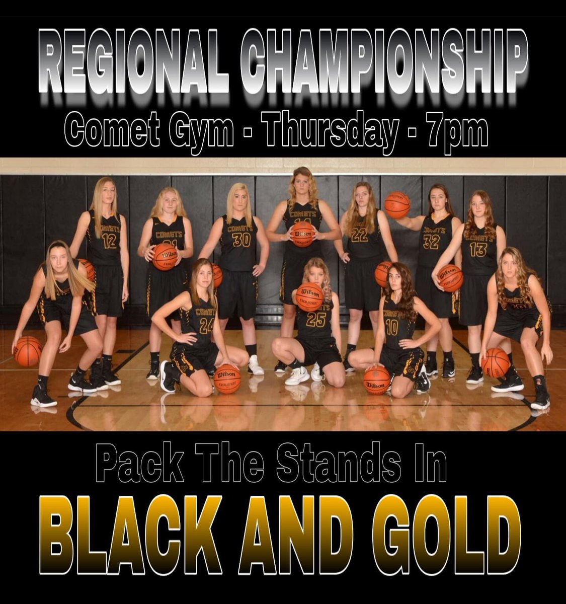 Let’s go Lady Comets! Comet Fans let pack the stands!@jadennchristian