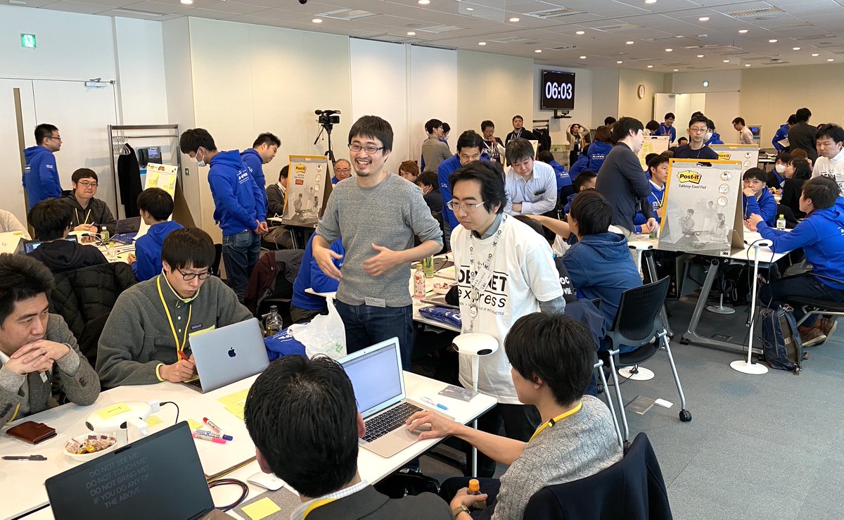 kazumasaikuta's tweet image. Ideathon!!!脳みそほぐしていきましょう:-) #DevNetHackathon