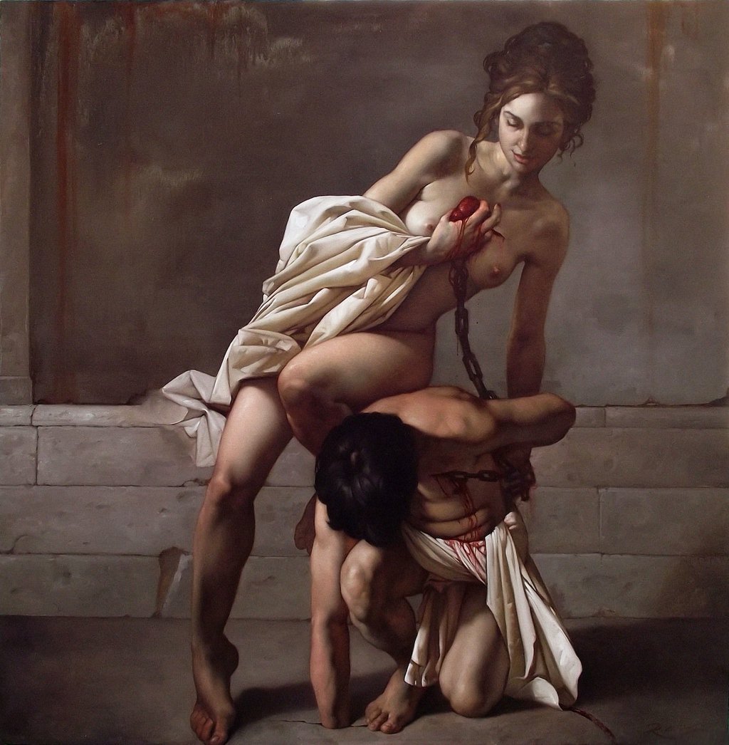 alina on Twitter: "my new obsession is the dynamic between women and men in  roberto ferri paintings… "
