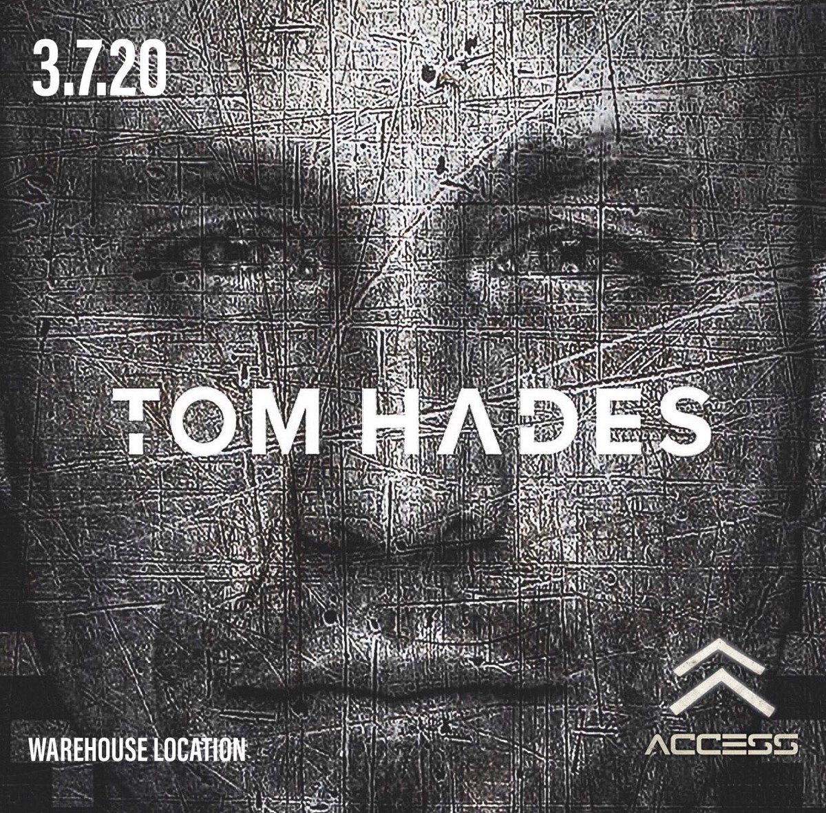 Tom Hades comes to Brooklyn. 
Saturday night March 7th. Warehouse Location. RSVP @ Accessofficialevents@gmail.com for details. #Access