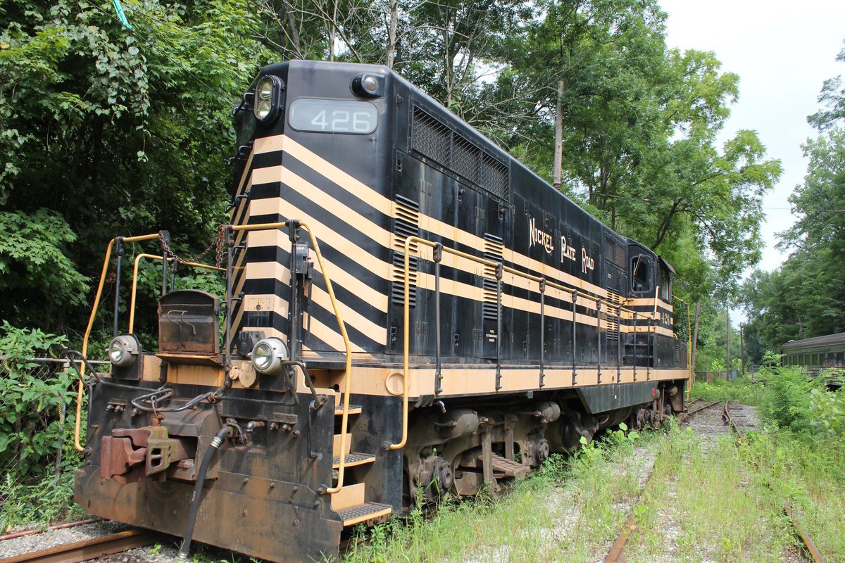 SACooke's tweet photo. All aboard! Proud to join the Nickel Plate Heritage Railroad board, operators of the @NKPExpress excursion train running from Noblesville to Atlanta, Ind. Support the restoration of the #NKP426 GP7 locomotive — get your ‘Full Throttle’ coffee at @NobleCoffeeTea and #SaveTheTrain! https://t.co/NWuFutKAZp