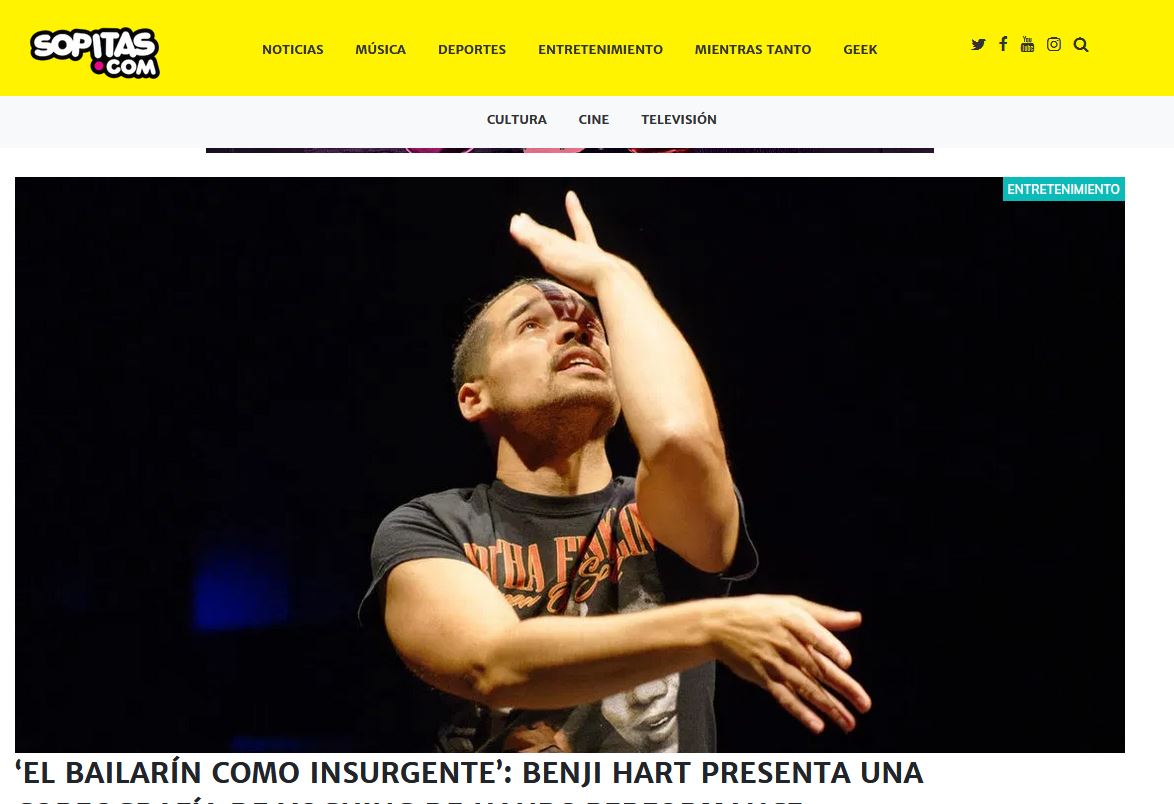 museodelchopo's tweet photo. Les compartimos una nota que nuestros amigos de @sopitas hicieron a propósito de la visita del creador estadounidense #BenjiHart
en el marco del Programa Público de la exposición: #ElementsofVogueMX
Un caso de estudio de performance radical.

https://t.co/CbNVzP8QIo https://t.co/ZulH7kksfR