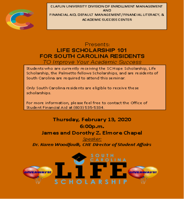 Demeturia1's tweet photo. Don't Miss this Great Opportunity! Life Scholarship 101 Session for Students! https://t.co/BsJvCOyKYD