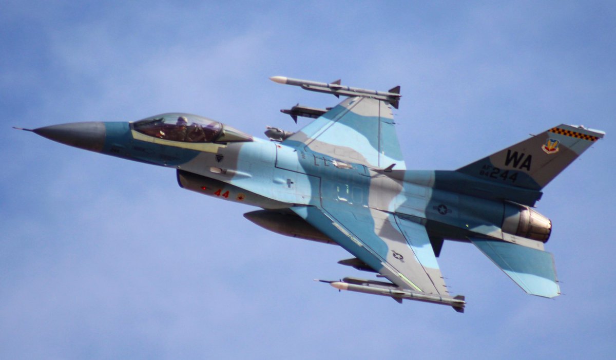 Agent_K1's tweet photo. A variety of @LockheedMartin #f16 Aggresor aircraft captured flying missions from @NellisAFB during week 2 of #redflag2020 #LasVegas #USAF https://t.co/zmnjiC4eS2