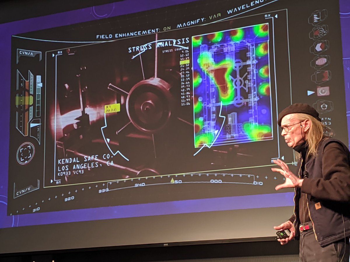 Really nothing I could possibly say about Rus Gant of <a href="/HarvardVCG/">Harvard VCG</a>  that hasn't already been said, but I got a cool pic of him in front of a Predator screencap so I got that going for me

Also, "Gant to da Choppa". Is that anything? 

<a href="/ARinACTION/">AR in ACTION</a> #ARinAction #VR #AR #XR