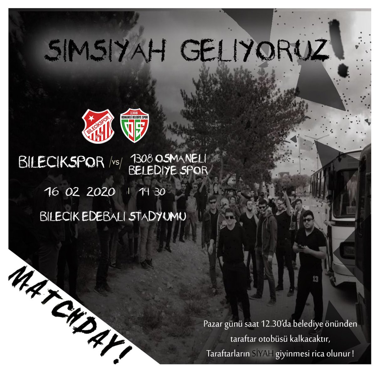 BİZ BU ŞEHRE ÇOK GELDİK

SİZ HEP YOKTUNUZ 

#SimsiyahGeliyoruz🏴
#BalabanMeydan❤️💚