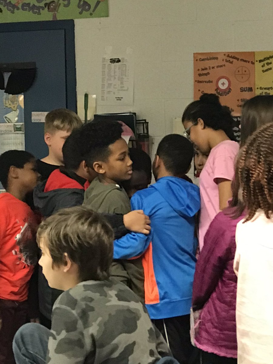 5thPres's tweet photo. When your class needs to share feelings and stop to just think about how we treat one another! ❤️❤️❤️ them so much! https://t.co/Uv2KlfqJ4j