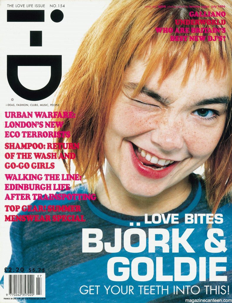 激レア i-D MAGAZINE No. 201 (2000年9月) Björk Unified Goods