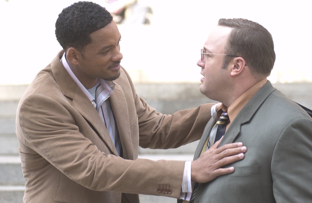 Will Smith and Kevin James starring in the movie 'Hitch'.