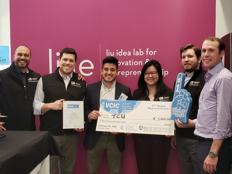 Who are the best #MBA VCs in the region? <a href="/TCU_MBA/">TCU Neeley MBA</a>. Our team of Lianne Yang, Joe Dickerson, Cadell Alexander, Alejandro Velasquez &amp; Andrew Hicks won the the regionals of the 2020 Venture Capital Investment Competition. Next stop, the global finals. #LeadOnTCU