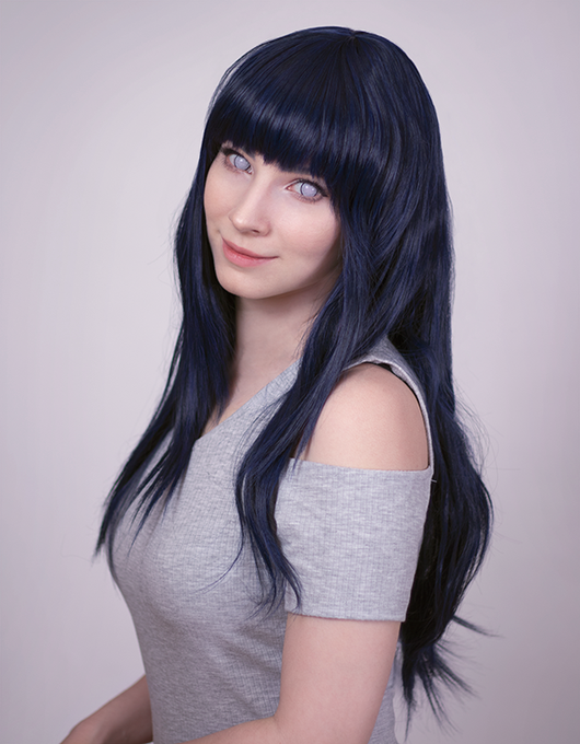 Surprise!! I'm working on a Hinata cosplay! Meanwhile I created a quick makeup test to see how will I