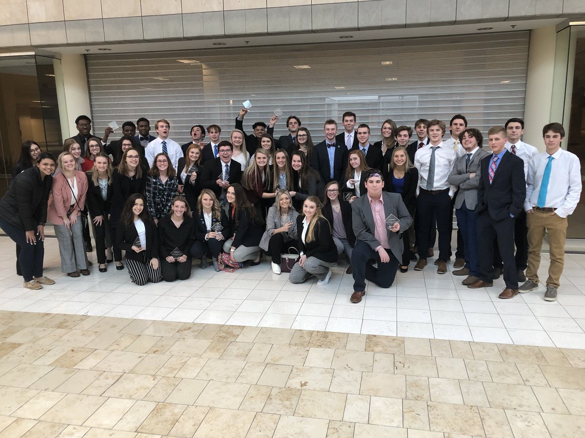 So proud of all the Holt DECA competitors who competed today!!! 💙