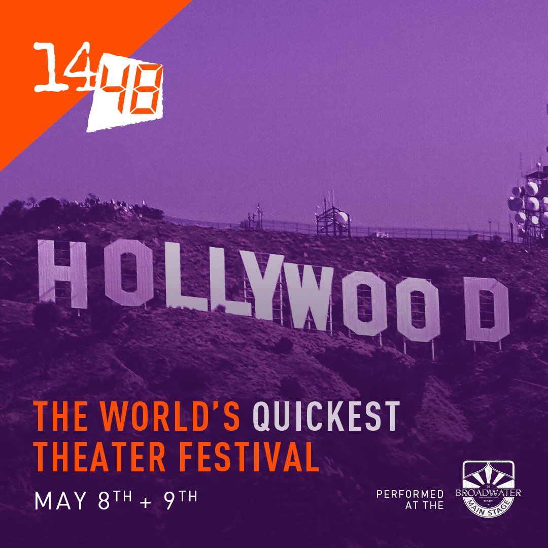 14/48: The World’s Quickest Theater Festival is coming to Hollywood, California! Are you ready? <a href="/1448festival/">14/48 Projects</a> #1448hollywood <a href="/TheBroadwaterLA/">The Broadwater</a> #LAThtre