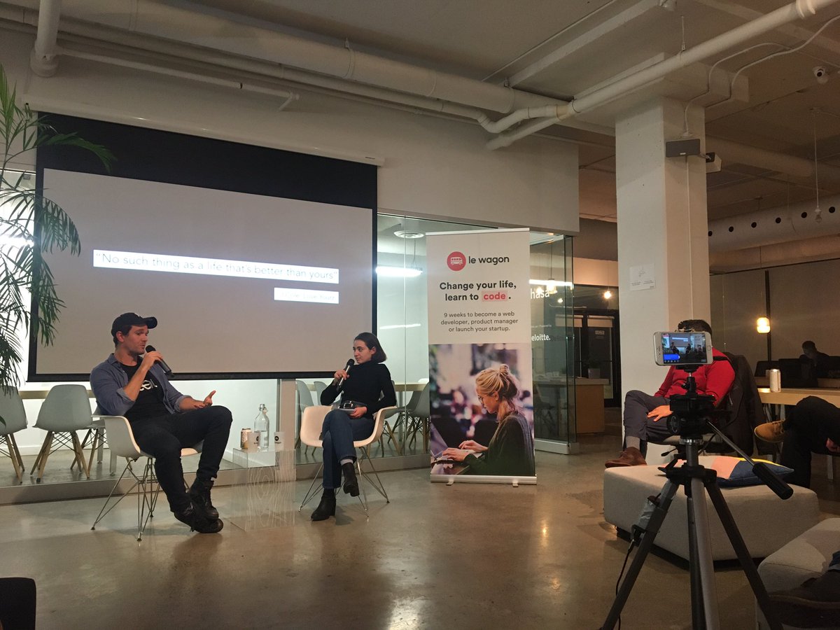 “Beyond a mentor : my recommendation is to join a team with the right fit . Focus on finding a team” :honored to host a great talk tonight with Gregory Whiteside founder <a href="/HumanFirst_ai/">HumanFirst</a> 💪🏼<a href="/LeWagonMontreal/">Le Wagon Montréal</a>