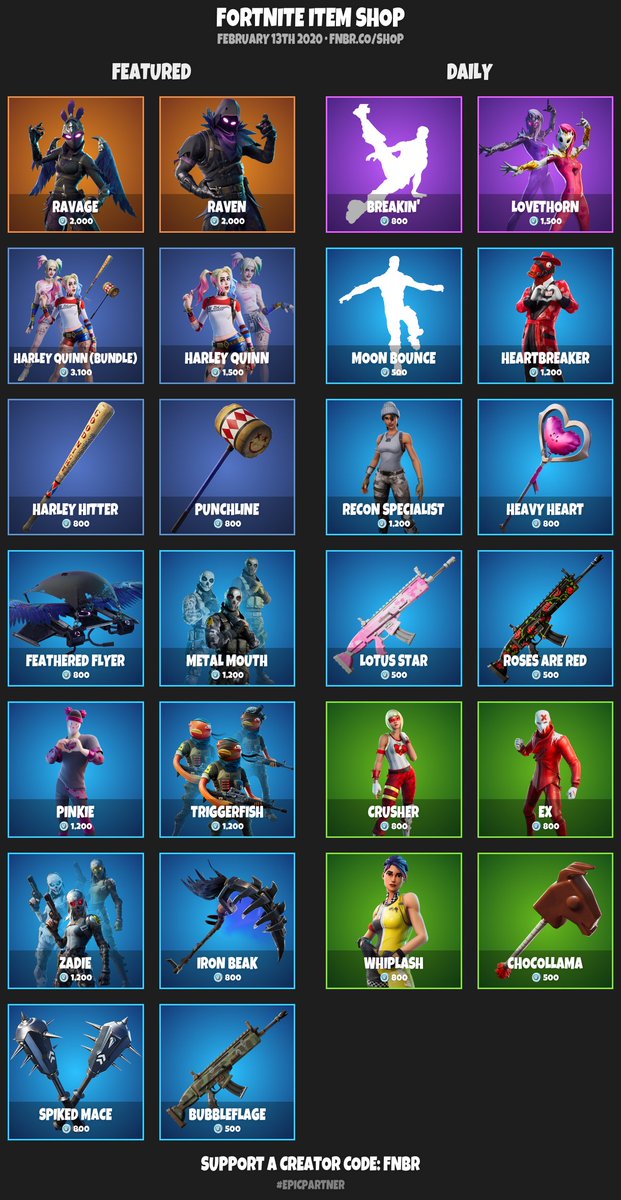 Daily Fortnite Item Shop Now