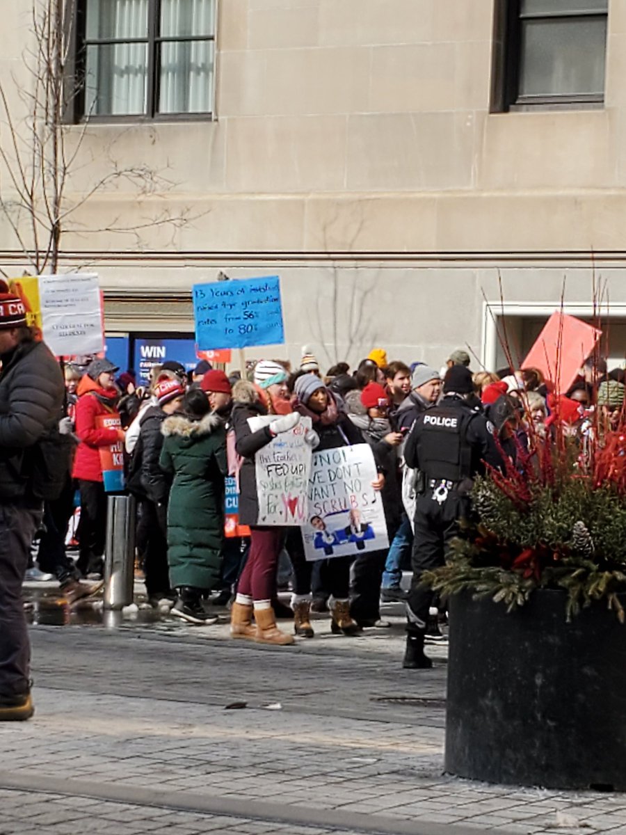 DunnEamonn's tweet photo. Lost in the masses like a kid in a crowded classroom #cutshurtkids #ETFOstrong https://t.co/yJtJYaennG