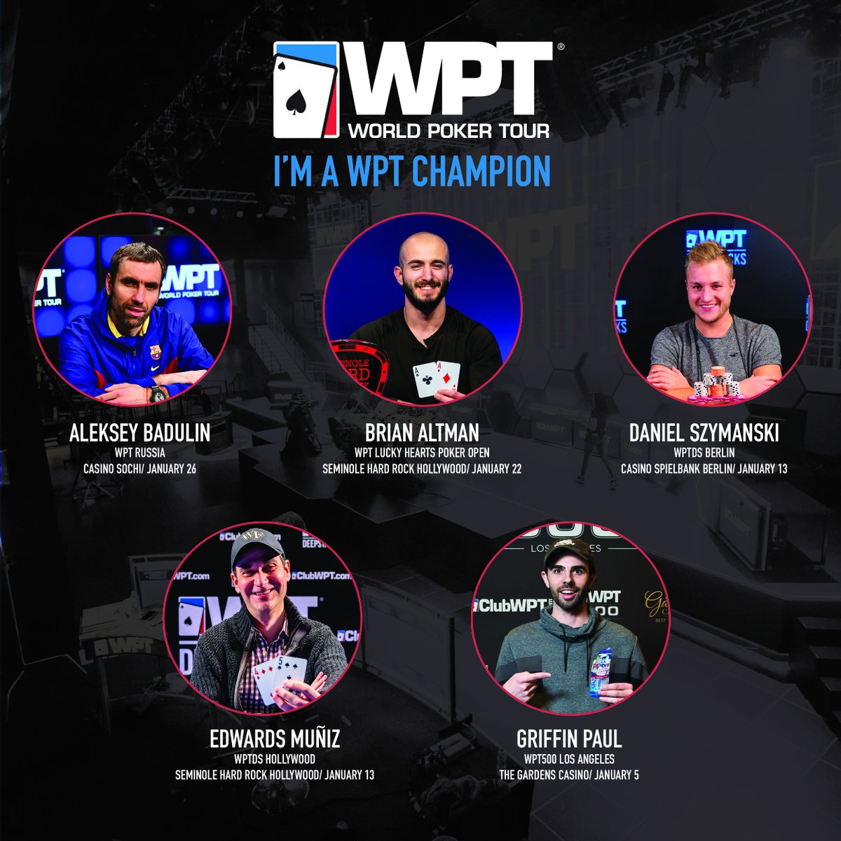 Angelica Hael (@angelicahael) on Twitter photo Congratulations to our Season XVIII January <a href="/WPT/">World Poker Tour</a> Global Champions! #ThankYouForTheSupport Congratulations to our Season XVIII January <a href="/WPT/">World Poker Tour</a> Global Champions! #ThankYouForTheSupport
