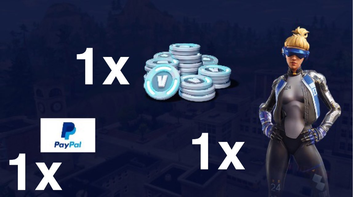 Neo Versa - Vbucks - PayPal Giveaway

Requirements:
- Follow <a href="/2ECONDx/">2ECONDx</a> @DadsOnFortnite &amp; @CloudAM28 
- Like &amp; Retweet this post

Ends in 24 hours! Good luck 🍀
