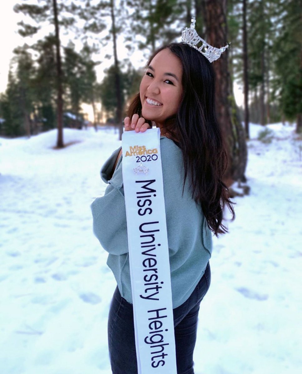 MissCAOrg's tweet image. Miss University Heights 2020, Taylor Yamane rockin' the best accessory around – her sash.

Special thanks to The Sash Company, for sashes as beautiful and iconic as the women who wear them.