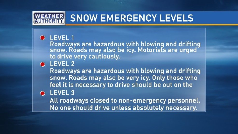 Please be advised that Licking County is now under a level 1 snow emergency. Please use extreme caution if you must travel this evening.  #Pataskala #PataskalaPD