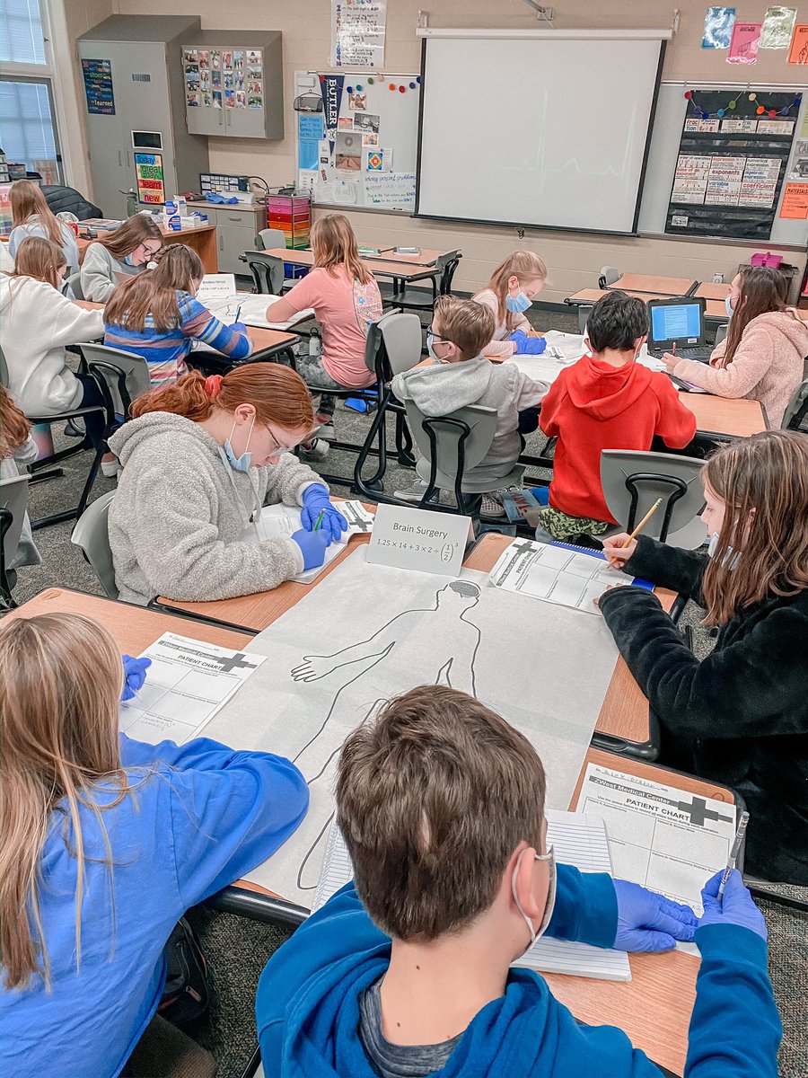 GitskinZWest's tweet image. Welcome to the ZWest Medical Center Operating Room! 👩🏽‍⚕️😷 My 6th graders scrubbed in and used their knowledge of the #OrderofOperations to OPERATE on 6 different patients. Surgeries went well &amp;amp; all patients are recovering. @zwmsnews