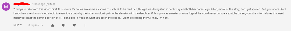 kandyrew's tweet photo. Yes, this comment gets better and better as you read it. Yes, this is a real comment. https://t.co/gRjfjX0ZZm